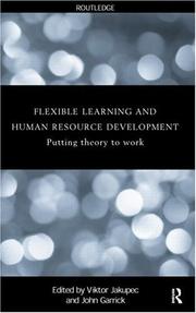 Cover of Flexible Learning and Human Resource Development by Viktor Jakupec