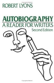 Cover of Autobiography by Robert Lyons