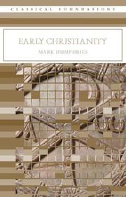 Cover of Early Christianity by Mark Humphries