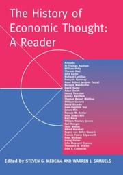 Front cover of History of Economic Thought by Stephen Medema