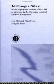 Cover of All Change at Work? by Alex Bryson