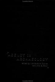 Front cover of Agency in archaeology by Marcia-Anne Dobres