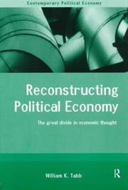 Front cover of Reconstructing political economy by William K. Tabb