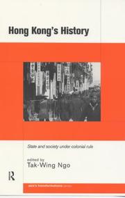 Front cover of Hong Kong's History by Tak-Wing Ngo