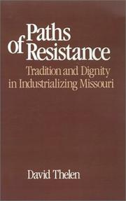 Cover of Paths of resistance by Thelen, David P.
