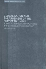 Cover of Globalisation and Enlargement of the European Union by Andreas Bieler