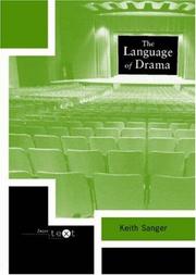 Front cover of The language of drama by Keith Sanger