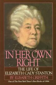 Cover of In her own right by Elisabeth Griffith