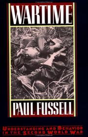 Cover of Wartime by Paul Fussell