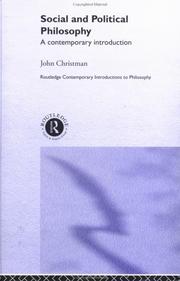 Front cover of Social and Political Philosophy by John Christman