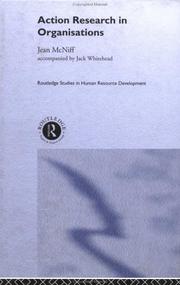 Front cover of Action Research in Organisations by Jean Mcniff