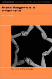 Cover of Financial management in the voluntary sector by Palmer, Paul