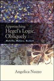 Front cover of Approaching Hegel's Logic, Obliquely by Angelica Nuzzo