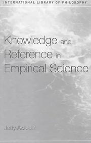Front cover of Knowledge and Reference in Empirical Science (International Library of Philosophy) by JODY AZZOUNI