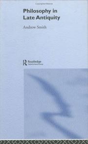 Front cover of Philosophy in late antiquity by Smith, Andrew