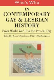 Cover of Who's Who in Contemporary Gay and Lesbian History by Robert Aldrich