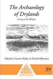 Front cover of Archaeology of Drylands by Graeme Barker
