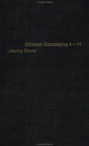 Cover of Children Composing 4-14 by Joanna Glover