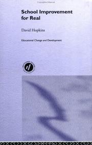 Cover of School Improvement for Real (Education and Change Development) by David Hopkins