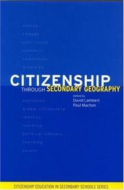 Cover of Citizenship through secondary geography by David Lambert