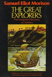 Cover of The Great Explorers by Samuel Eliot Morison