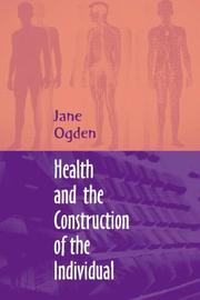 Cover of Health and the Construction of the Individual by Jane Ogden