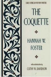 Cover of The coquette by Hannah Webster Foster