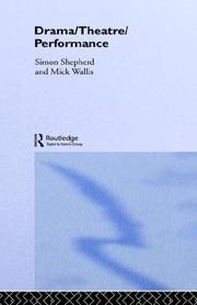 Cover of Drama/theatre/performance by Simon Shepherd