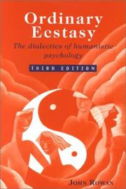 Cover of Ordinary Ecstasy by John Rowan