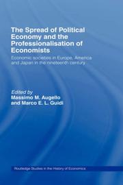 Front cover of Societies of Political Economy and Association of Economists by M. Augello