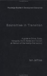 Front cover of The economies in transition by Ian Jeffries