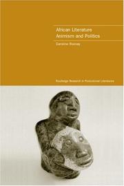 Cover of African literature, animism and politics by Caroline Rooney