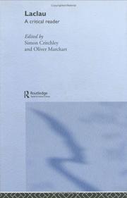 Cover of Laclau by Simon Critchley