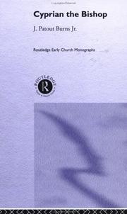 Front cover of Cyprian the Bishop by J. Patout Burns