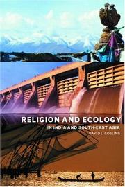 Cover of Religion and ecology in India and southeast Asia by David L. Gosling