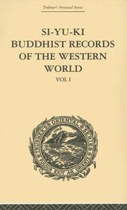 Front cover of Si-Yu-Ki: Buddhist Records of the Western World by Samuel Beal