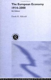 Cover of European Economy 1914-2000 by Derek Aldcroft