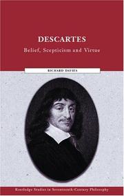 Cover of Descartes by Davies, Richard