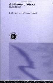 Front cover of A history of Africa by J. D. Fage