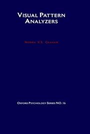 Cover of Visual pattern analyzers by Norma Van Surdam Graham