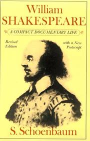 Cover of William Shakespeare by S. Schoenbaum