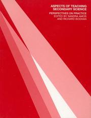 Front cover of Aspects of Teaching Secondary Science by Sandra Amos