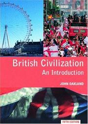 Cover of British civilization by John Oakland