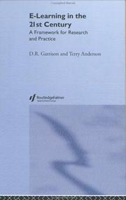 Front cover of E-Learning in the 21st Century by Terry Anderson