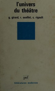 Front cover of L' univers du théâtre by Gilles Girard