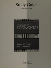 Cover of Study guide for use with Principles of economics, fourth edition [by] Robert H. Frank, Ben S. Bernanke by Louis Johnston