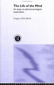 Front cover of The life of the mind by Gregory McCulloch