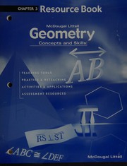 Front cover of Resource Book, Chapter 8, Concepts and Skills (Geometry) by Rebecca  Glus