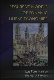 Front cover of Recursive Linear Models of Dynamic Economies by Thomas J. Sargent