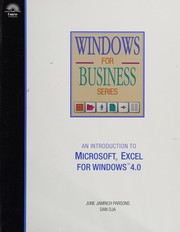 Front cover of Microsoft Windows 3.1, Microsoft Word for Windows 2.0, Microsoft Excel for Windows 4.0 by June Jamrich Parsons
